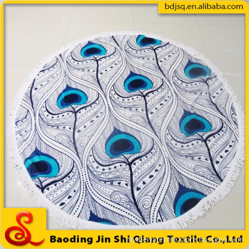 china alibaba wholesale printed microfiber round beach towel for Cheap